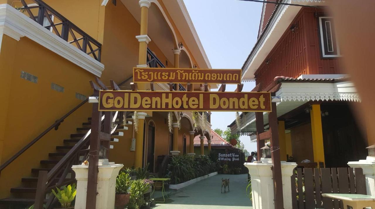Golden Hotel Dondet Muang Khong Exterior photo